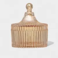 Сахарница Доляна &laquo;Царская&raquo;, 250 мл, 10.5&times;12.5 см, стекло, золотая