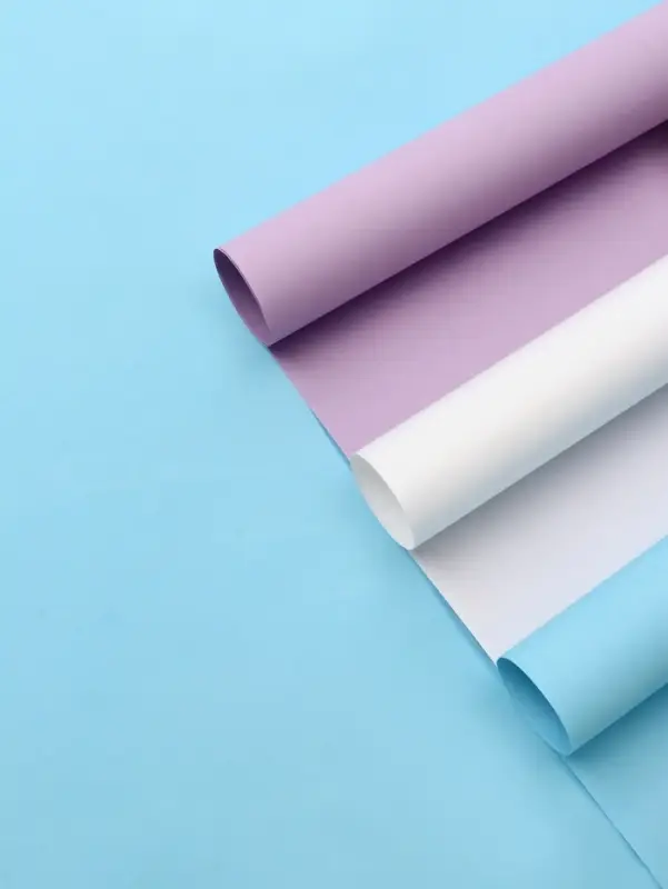 Бумага упаковочная крафт, двухсторонняя, &laquo;Облака&raquo;, для упаковки подарков, 3 цвета, 50&times;68 см&plusmn;5%