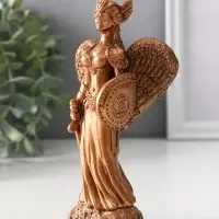 Фигура Бог сканди «Валькирия», 14×7.5×6 см, бронза