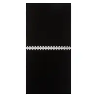 Скетчбук 240 х 240 мм, 40 листов чёрная бумага, 20 листов белая бумага, на гребне "Музыка Да Винчи", обложка мелованный картон, жёсткая подложка, блок 100/160 г/м&sup2;