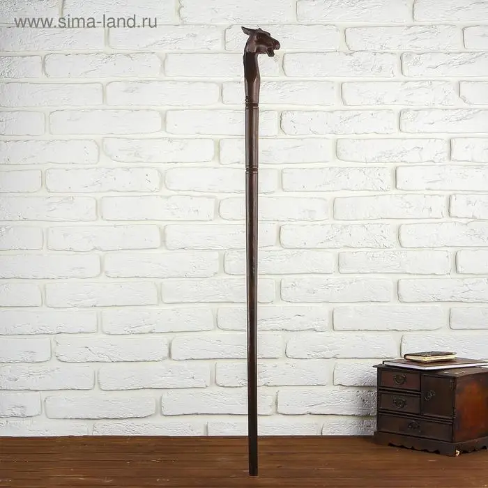 Сувенир дерево трость Сувенир дерево трость "Лошадь" 97х10х4 см