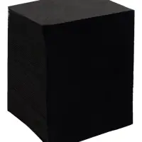 Салфетка однослойная &laquo;Мой выбор&raquo; БигПак интенсив чёрные, 350 л, 24&times;24