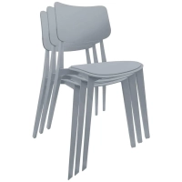 Стул для столовых SHT-S110-P серый/серый   219565