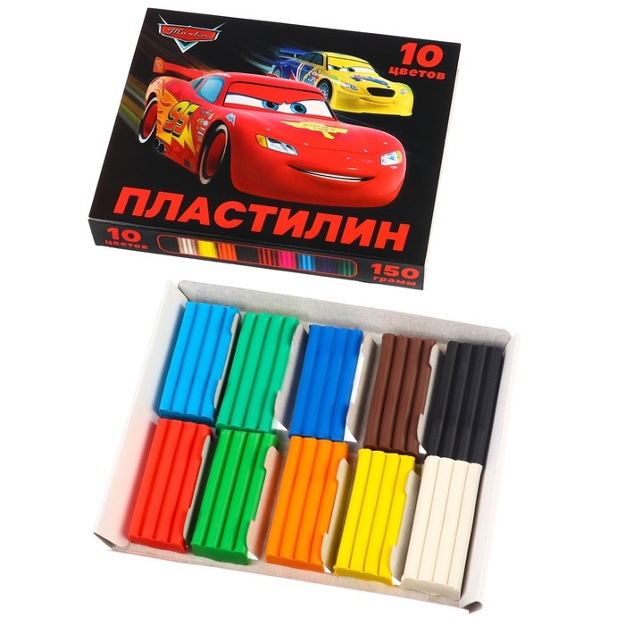 Пластилин 10цв 150г Тачки Пластилин 10цв 150г Тачки