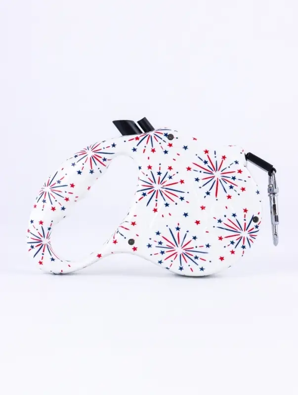 Рулетка &laquo;Салют&raquo;, 5 м, до 35 кг, принт, белая