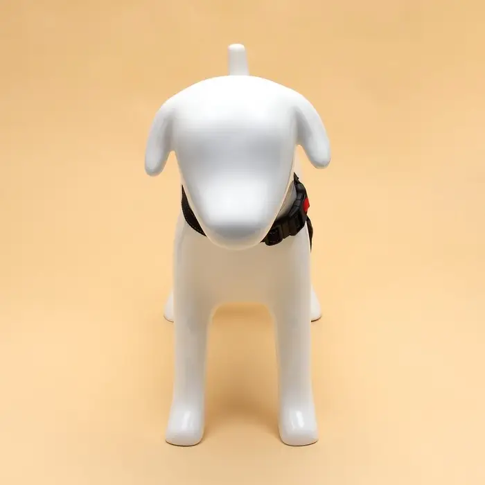 Шлейка К7, размер S, ОГ 44-55 см, вес 5-9 кг, мягкая, светоотражающая, красная