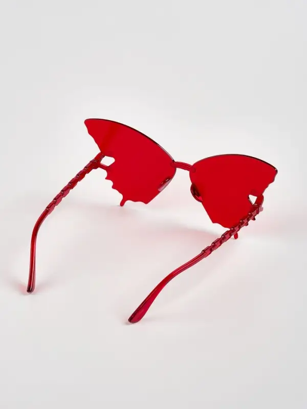 Карнавальные очки "Бабочка" цвета МИКС