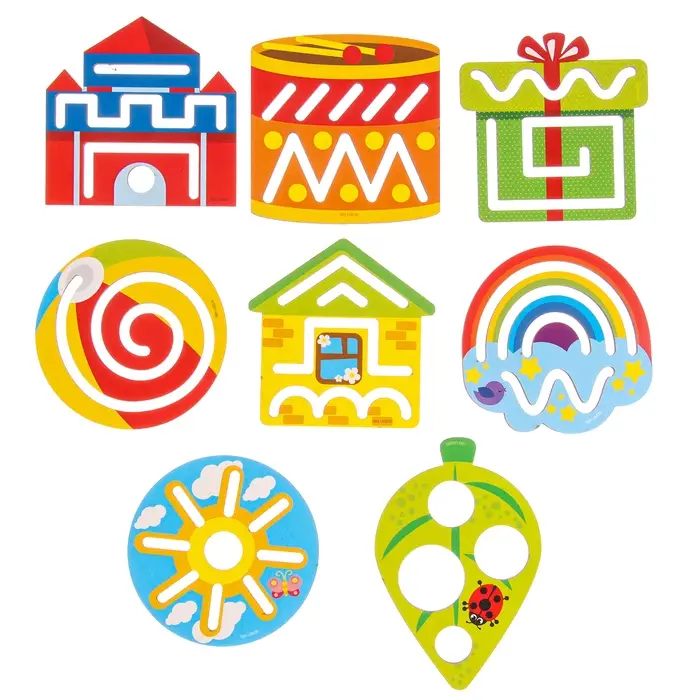 Трафареты для рисования Лесная мастерская &laquo;Простые рисунки&raquo;