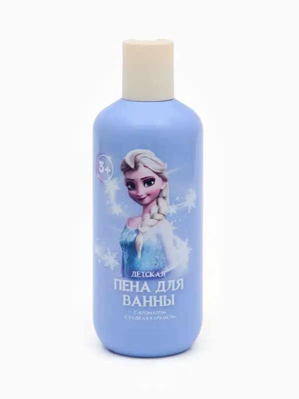 Детская пена для ванны, аромат сладкая карамель, 300 мл, Снежная принцесса Детская пена для ванны, аромат сладкая карамель, 300 мл, Снежная принцесса