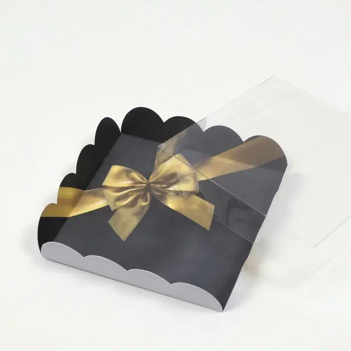 Коробка для печенья, Royal gold, 15×15×3 см