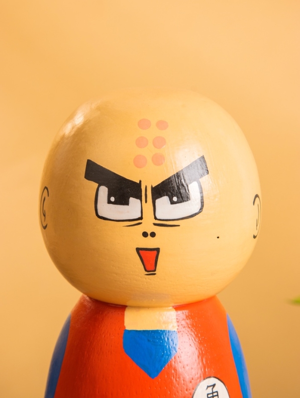 Деревянная кукла кокеши Деревянная кукла кокеши "Курилин" 9х9х21 см