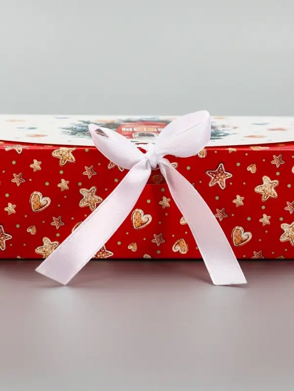 Складная коробка подарочная «Уютное рождество», 16 × 11,5 × 5 см