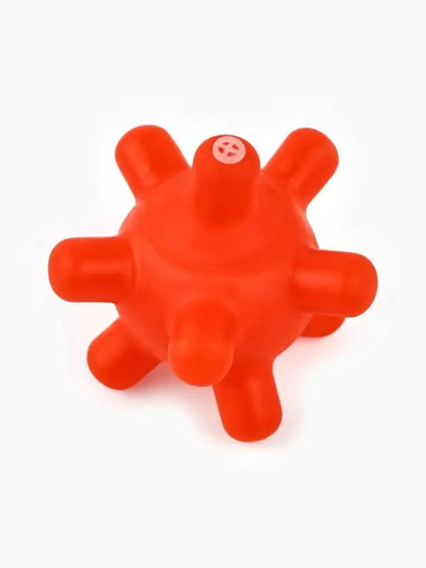 Игрушка пищащая &laquo;Мячик шипы&raquo; 5 см, красная