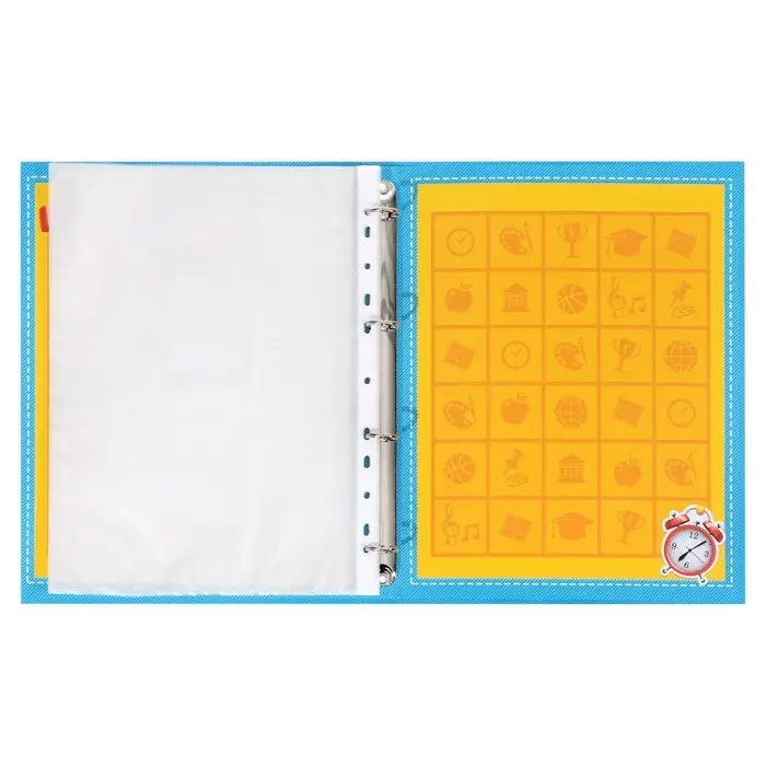 Папка школьная на кольцах &laquo;Портфолио ученика начальной школы&raquo;, 10 листов-разделителей, 24.5&times;32 см