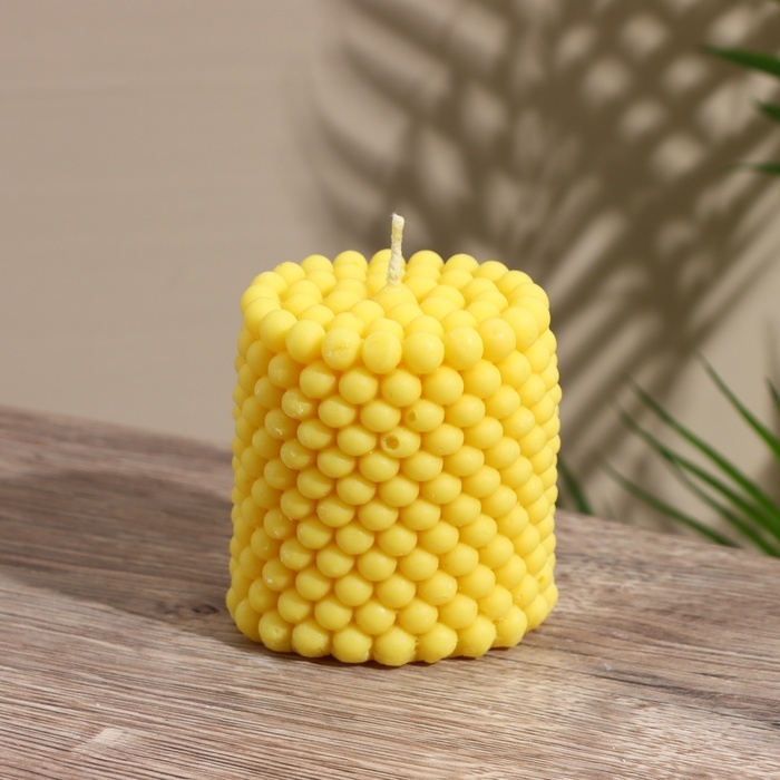 Свеча  Свеча "Столб шарики" 6х6х7 см, соевый воск МИКС