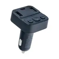 Трансмиттер АЗУ E87 HOCO PD20W + 2 USB car BT FM чёрный