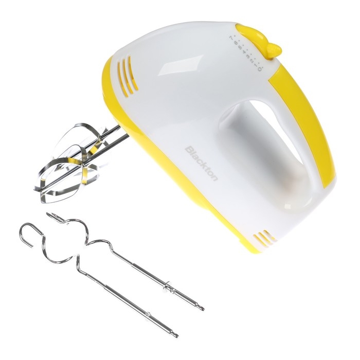 Миксер Blackton Bt MX421, ручной, 200 Вт, 7 скоростей, бело-жёлтый Миксер Blackton Bt MX421, ручной, 200 Вт, 7 скоростей, бело-жёлтый