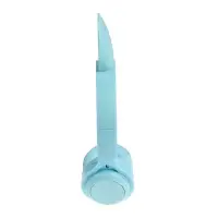 Наушники детские, беспроводные, накладные, с ушками зайца, Y08R, Bluetooth 5.1, с микрофоном, с подсветкой, 400 мАч, синий