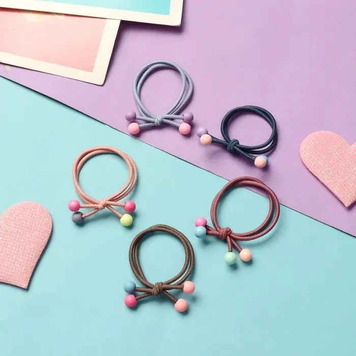 Резинка для волос Резинка для волос "Комиксы" (набор 5 шт) зайка, 3 см