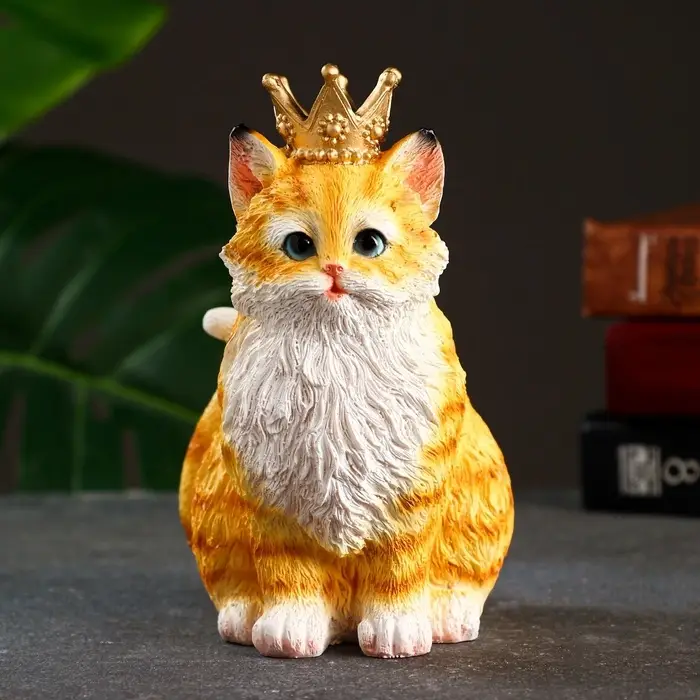 Фигурка полистоун &laquo;Кот Чарльз&raquo;, рыжий, 13&times;10&times;16 см