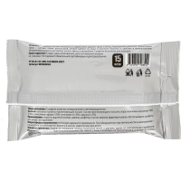 Салфетки влажные для обуви и одежды Svelli универс с пятновывод,15 шт в уп