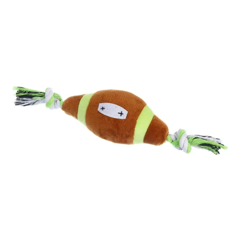 Игрушка для собак тм VETTA с пищалкой, мяч регби, п/э, 35*10см