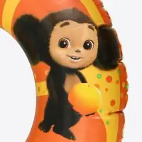 Круг надувной для плавания детский 55 см, Чебурашка