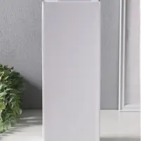 Сувенир полистоун "Девушка в ярко-оранжевом платье с большим бантом" чёрный 11х9,5х30,5 см   1092991