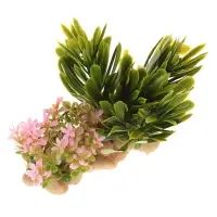 Растение искусственное аквариумное, на подставке под камень, 14&times;11&times;7 см