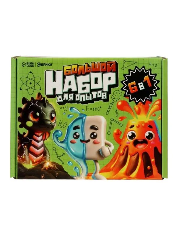 Опыты &laquo;Большой набор для опытов&raquo;, 6в1