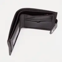 Портмоне мужское, на магните, два отделения, коричневое