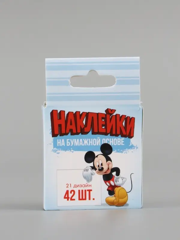 Наклейки для подарков &laquo;Мышки&raquo;, 42 штуки в коробке, 3 &times; 4 см