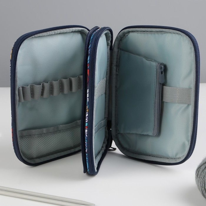 Пенал для вязания «Жар-птица», 2 отделения, 17,5 × 14 × 4 см Пенал для вязания «Жар-птица», 2 отделения, 17,5 × 14 × 4 см