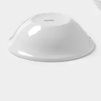 Тарелки глубокие Magistro Basic bistro, 450 мл, d=15.5 см, набор 6 шт., фарфор, белые