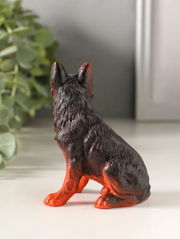 Сувенир Овчарка , 9х6х5,5см