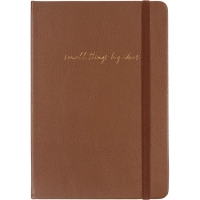 Ежедневник недатированный коричневый, А5, 140x200мм, 136 л. ATTACHE