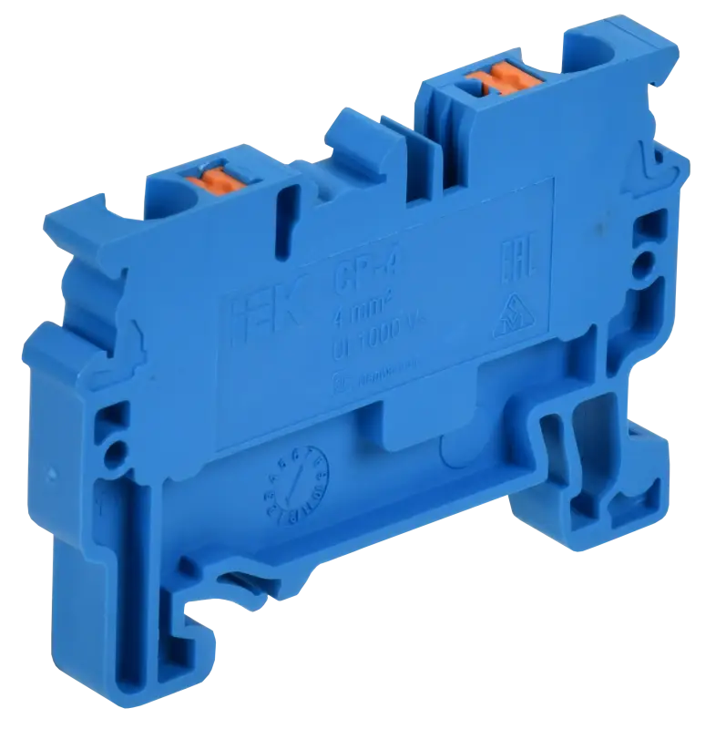 ARMAFIX Клемма пружинная Push In CP 4мм2 синяя IEK