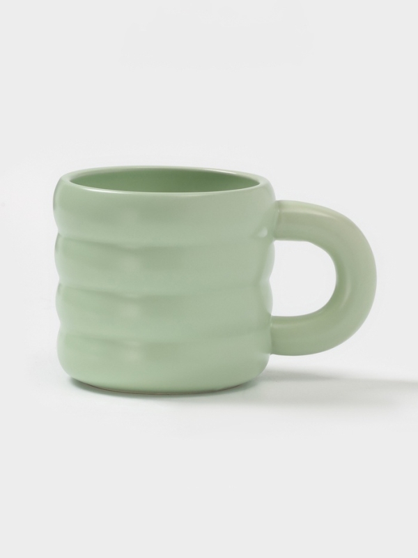 Чайная пара Доляна «Зефир», 350 мл, керамика, зелёная Чайная пара Доляна «Зефир», 350 мл, керамика, зелёная