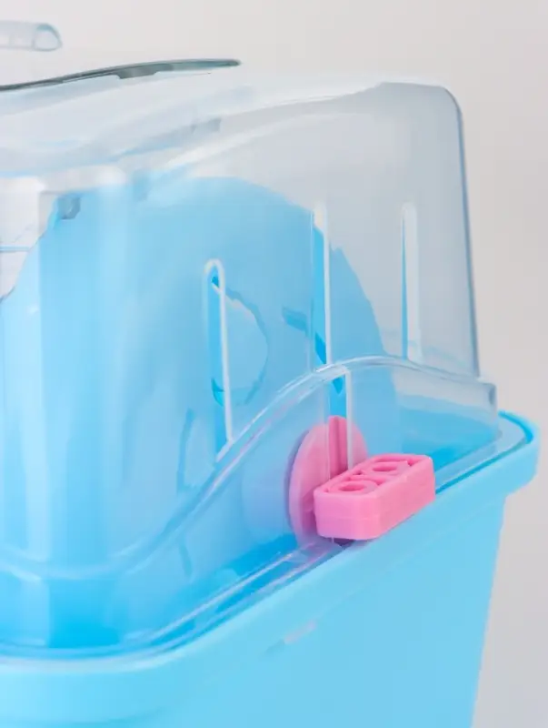 Клетка-переноска для грызунов, 23 х 17 х 16 см, бирюзовая