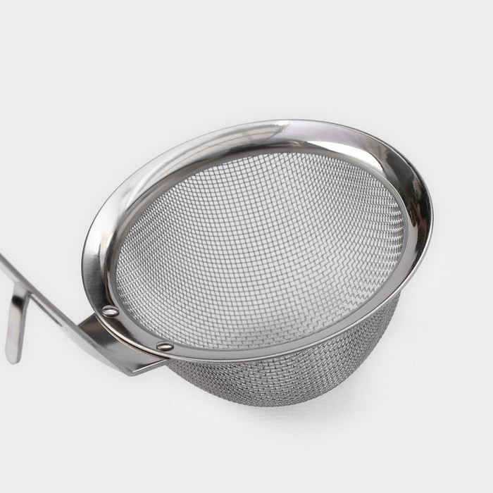 Сито - дуршлаг Magistro Arti, d=12 см, с фиксатором, цвет серебристый Сито - дуршлаг Magistro Arti, d=12 см, с фиксатором, цвет серебристый