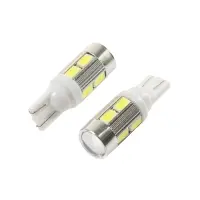 Светодиодная лампа для автомобиля CARTAGE, T10 5W5, 12 В, 10 SMD-5630, набор 2 шт.