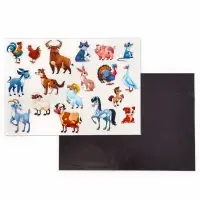 Настольная магнитная игра для малышей &laquo;Животные&raquo;, 28&times;20 см