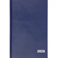 Ежедневник датир 2026г А5 168л б/вин Синий Ежедневник датир 2026г А5 168л б/вин Синий