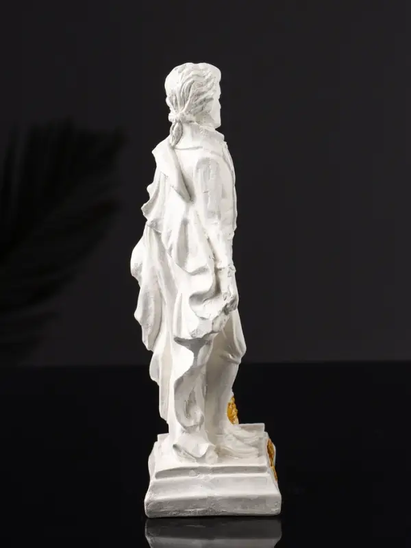 Фигура "Моцарт" 15х7 см , белый с позолотой