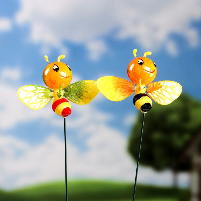 Штекер Штекер "Пчелка Жужа" 10х14см/40см, набор 2шт, МИКС