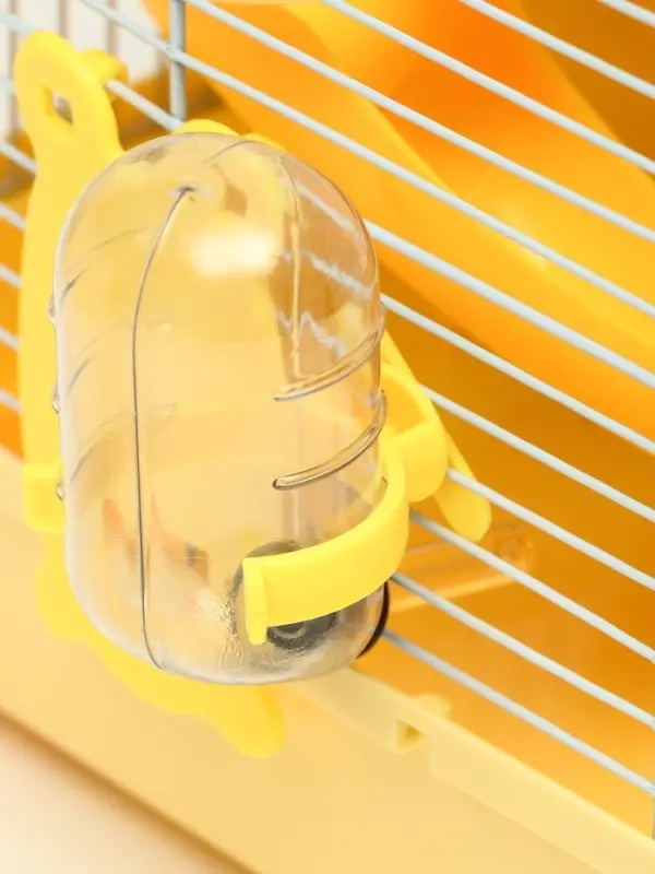 Клетка для грызунов &laquo;Пижон&raquo;, 27&times;21&times;31 см, укомплектованная, с замком, жёлтая