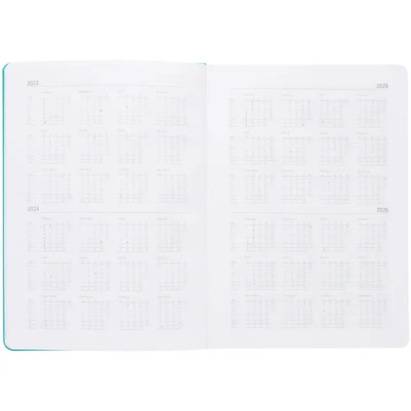 Ежедневник New Factor Metal, бирюзовый Ежедневник New Factor Metal, бирюзовый