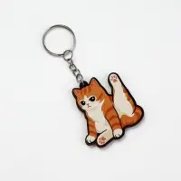 Брелок для ключей &laquo;Кот&raquo;, дерево, 4.5&times;5 см