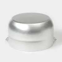 Котелок туристический, 4.5 л, с крышкой, штампованный алюминий