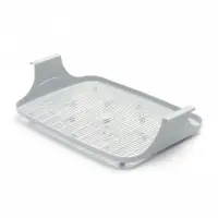 Туалет с бортом с сеткой, 45&times;34&times;15 см, серый, оливковый